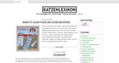 Desktop Screenshot of katzenlexikon.katzenstube.de