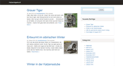 Desktop Screenshot of katzenstube.de